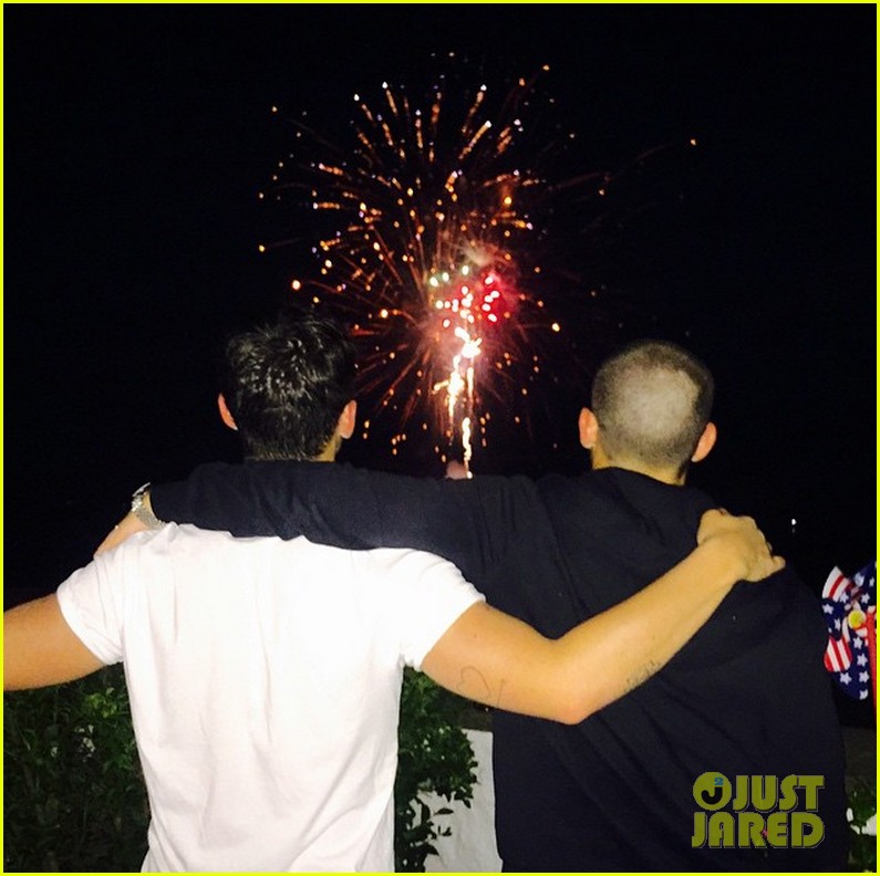 Nick Jonas Celebrates the 4th of July in Style