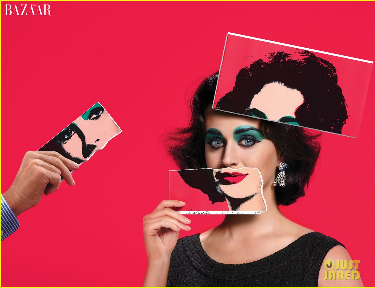 Katy Perry Channels Elizabeth Taylor for Harper's Bazaar September 2015