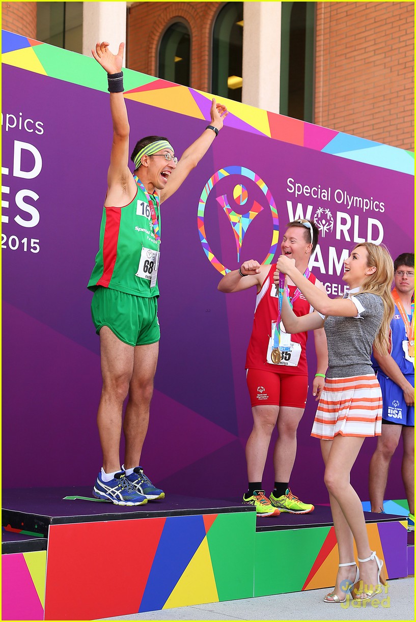 Peyton List Hands Out Gold Medals at Special Olympics 2015!