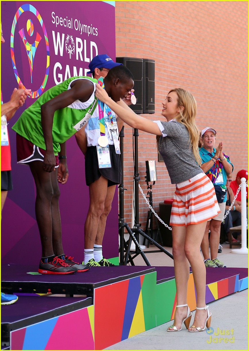Peyton List Hands Out Gold Medals at Special Olympics 2015!