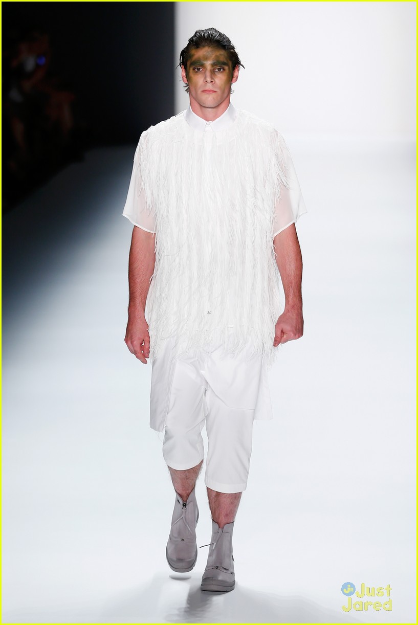 RJ Mitte Stops By Kilian Kerner Show For Berlin Fashion Week