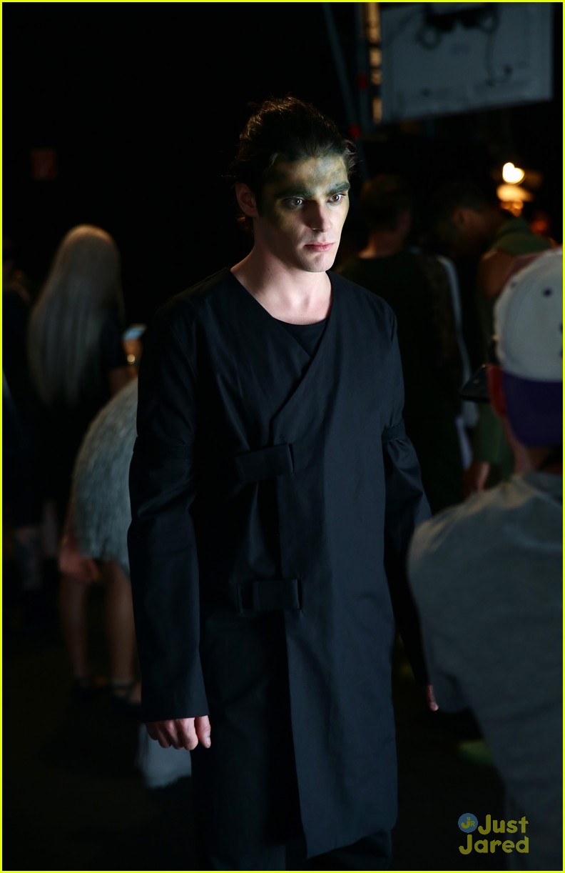 RJ Mitte Stops By Kilian Kerner Show For Berlin Fashion Week