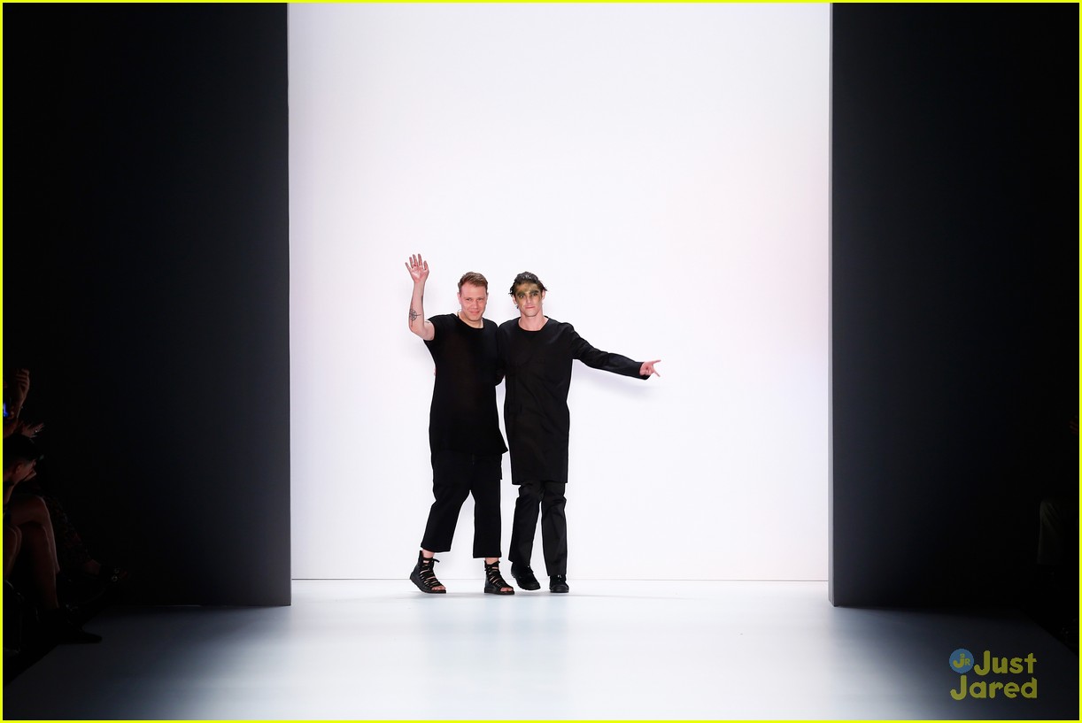 RJ Mitte Stops By Kilian Kerner Show For Berlin Fashion Week