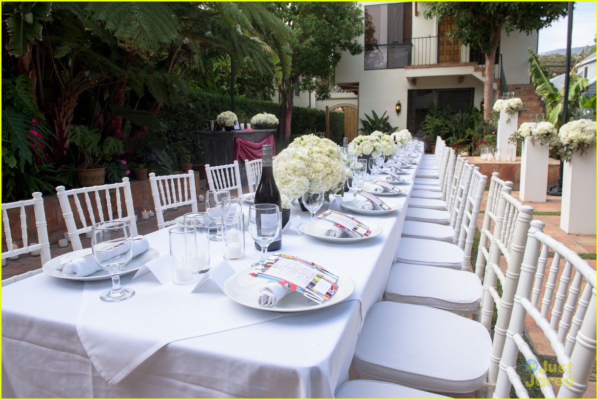 Taissa Farmiga Goes Colorful at Just Jared & JustFab's Malibu Dinner with Christa B. Allen