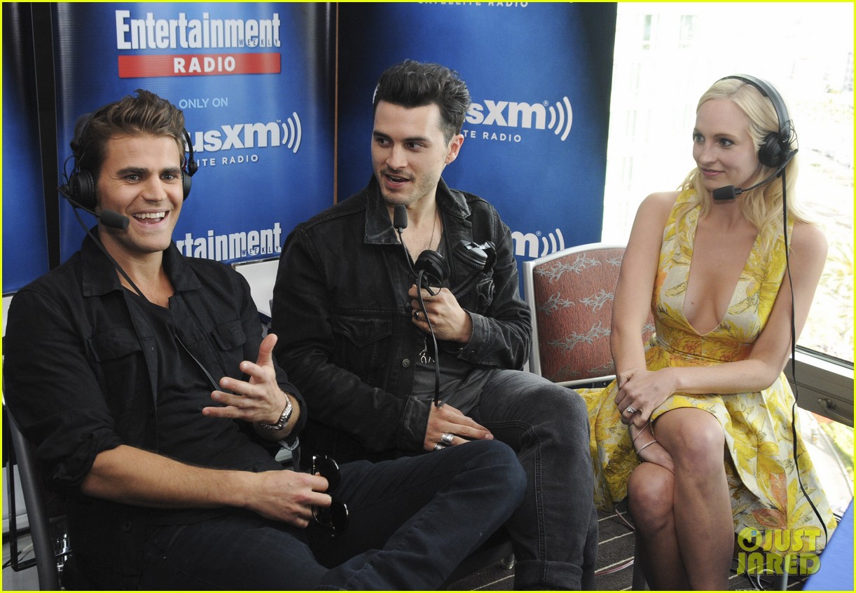 Paul Wesley & Phoebe Tonkin Step Out for EW's Comic-Con 2015 Party