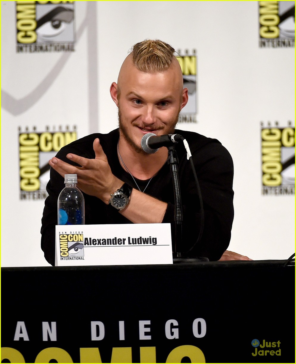 Alexander Ludwig Debuts 'Vikings' Season 4 Trailer at Comic-Con!