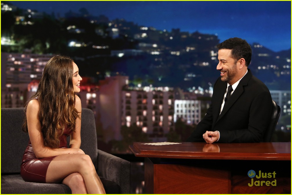 Alycia Debnam-Carey Promotes 'Fear Of The Walking Dead' On 'Kimmel'