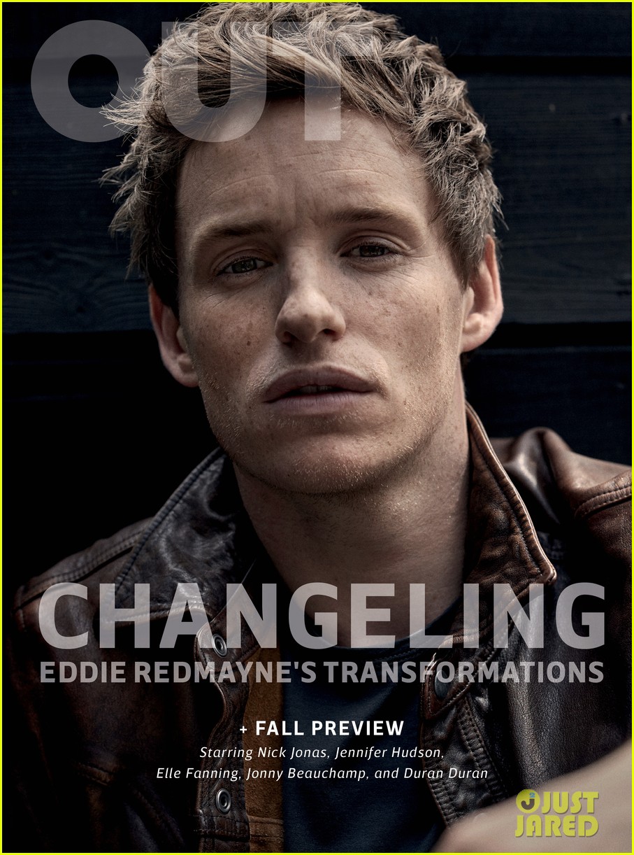 Eddie Redmayne Covers 'Out' Magazine September 2015