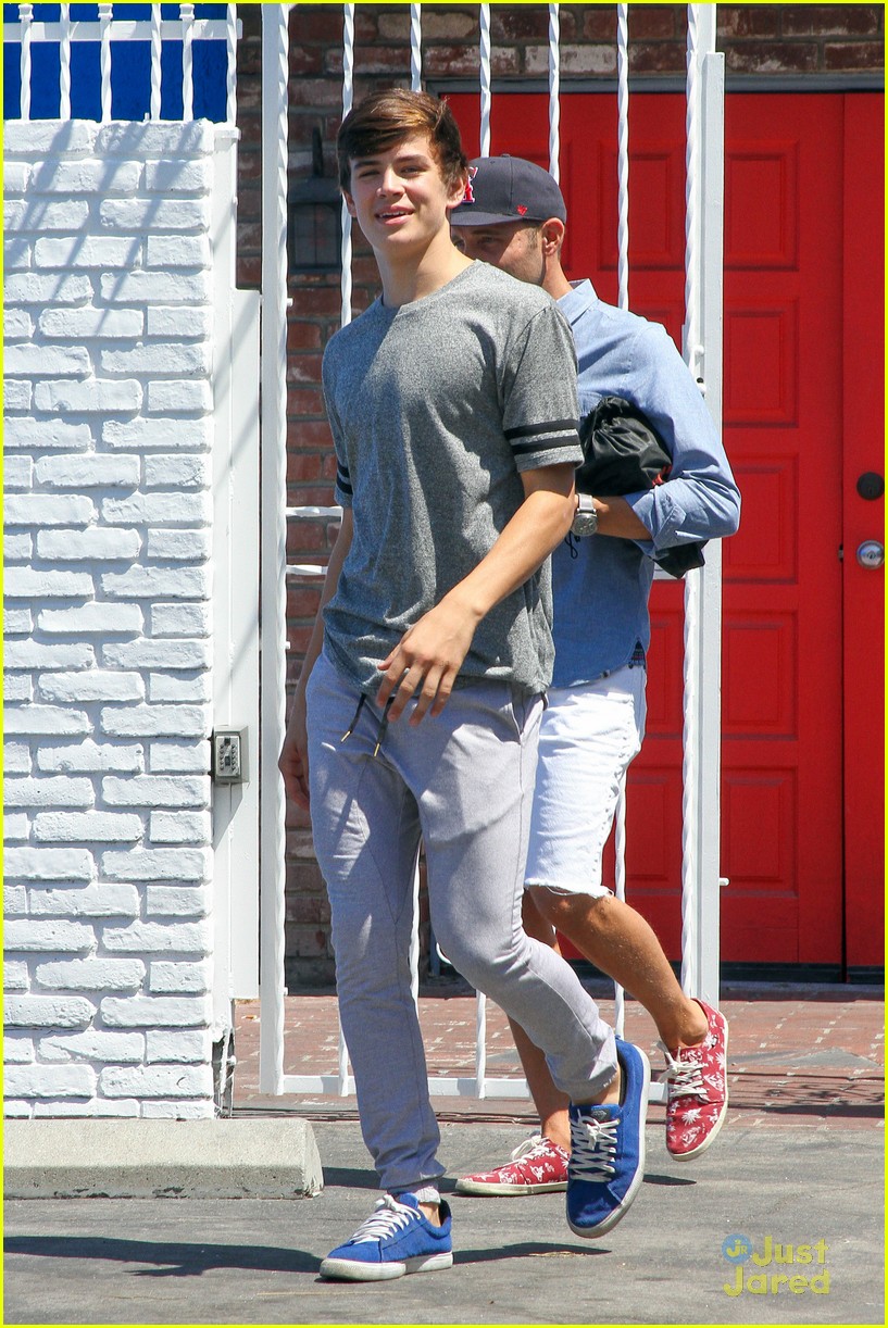 Hayes Grier Hits Dance Studio For 'DWTS' Practice