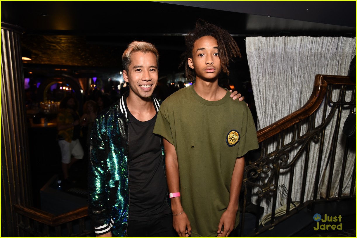 Jake Miller & Jaden Smith Power Up with Just Jared in Wonderland!