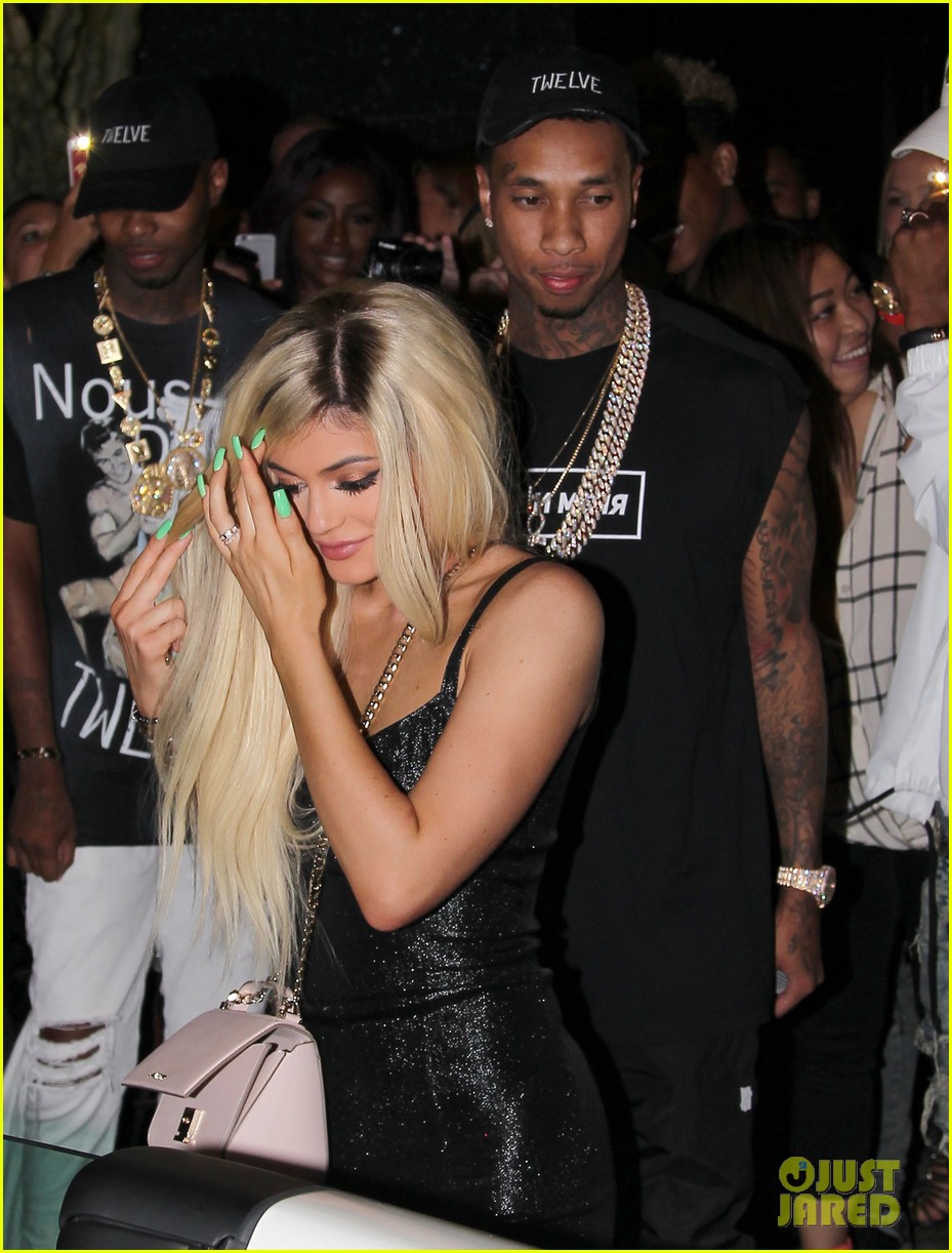 Kylie Jenner Gets Surprise Ferrari from Tyga at 18th Birthday Bash!