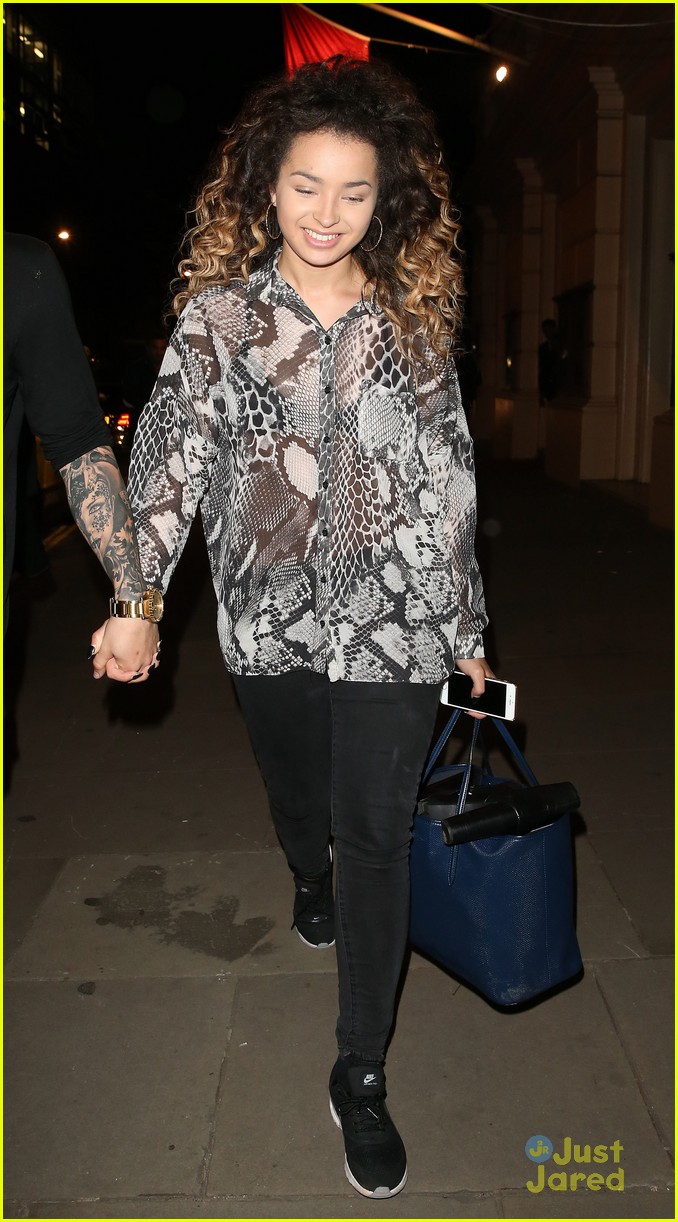 Ella Eyre & Rixton's Lewis Morgan Hold Hands After Team GB Ball