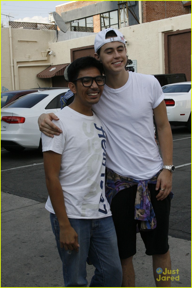 Nash Grier Visits Brother Hayes At 'DWTS' Studio With Emma Slater
