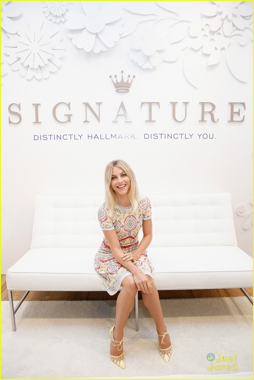 Julianne Hough Celebrates Hallmark's Signature Card Line At NYFW