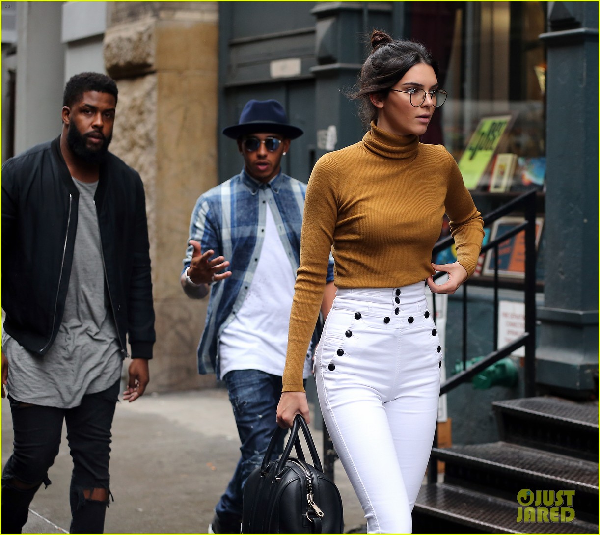 Kendall Jenner & Lewis Hamilton Step Out in NYC