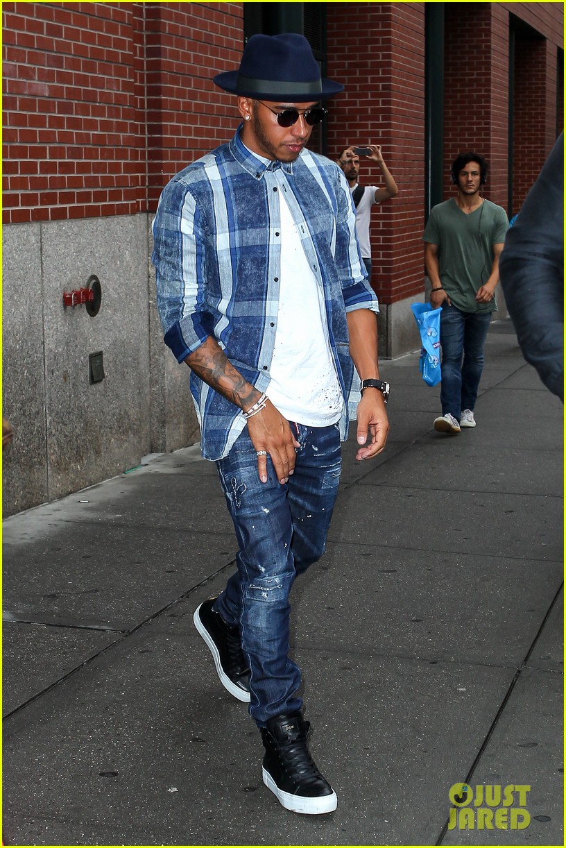 Kendall Jenner & Lewis Hamilton Step Out in NYC