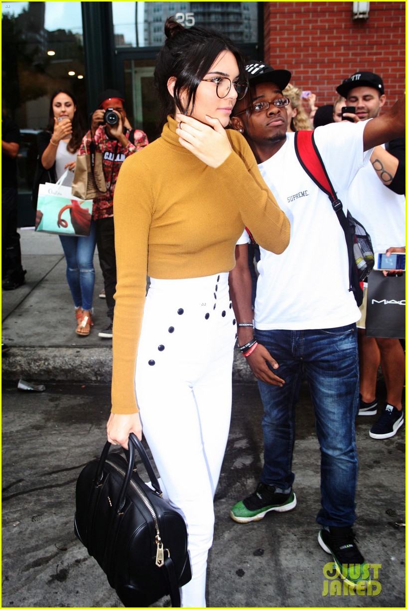 Kendall Jenner & Lewis Hamilton Step Out in NYC