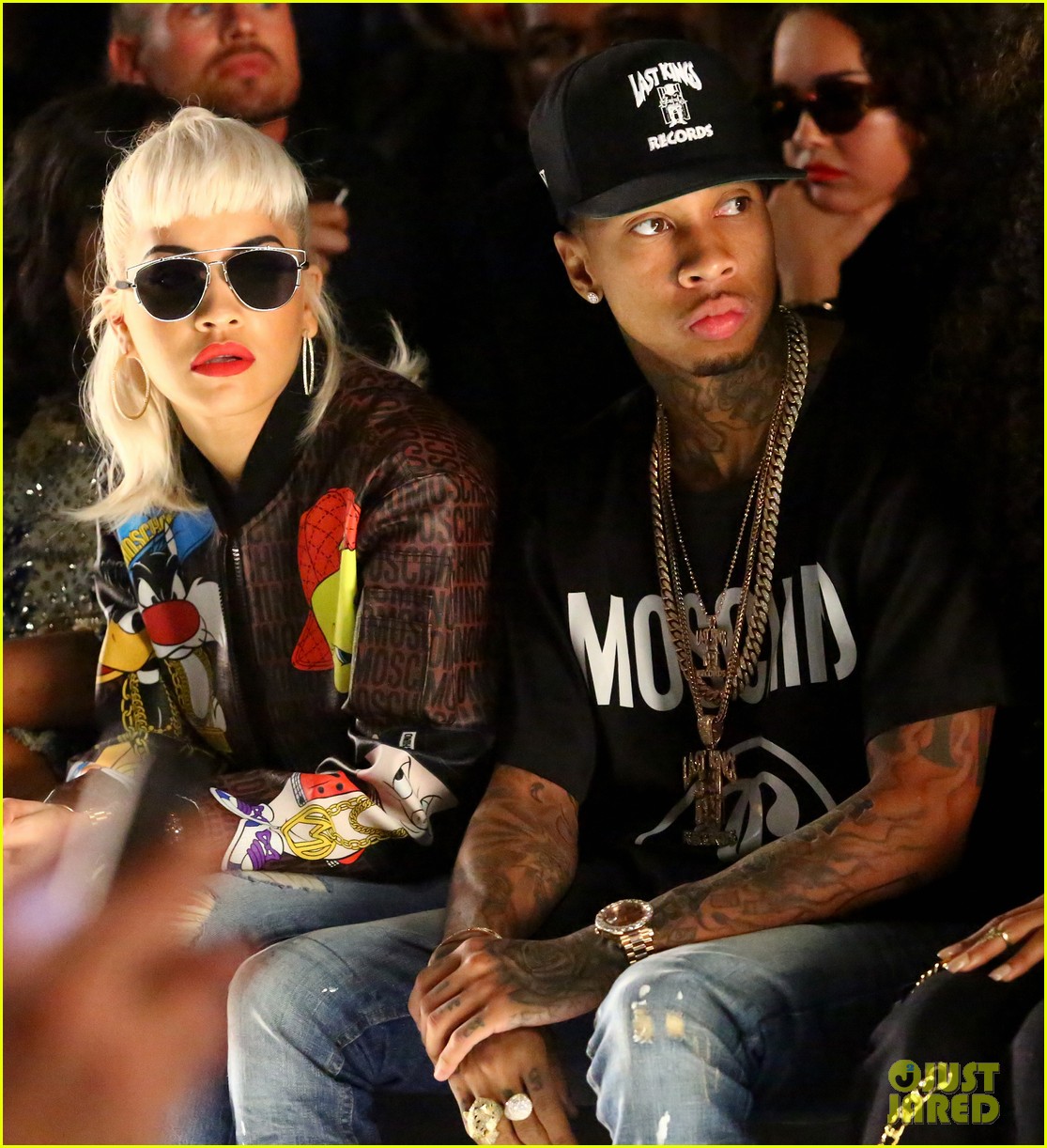 Lucy Hale & Kat Graham Sit Front Row for Jeremy Scott's NYFW Show
