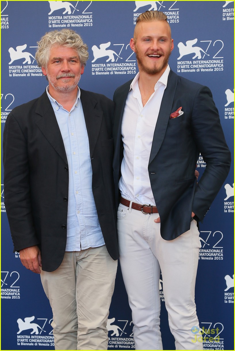 Alexander Ludwig Gets Silly At 'Go With Me' Photo Call At Venice Film Festival