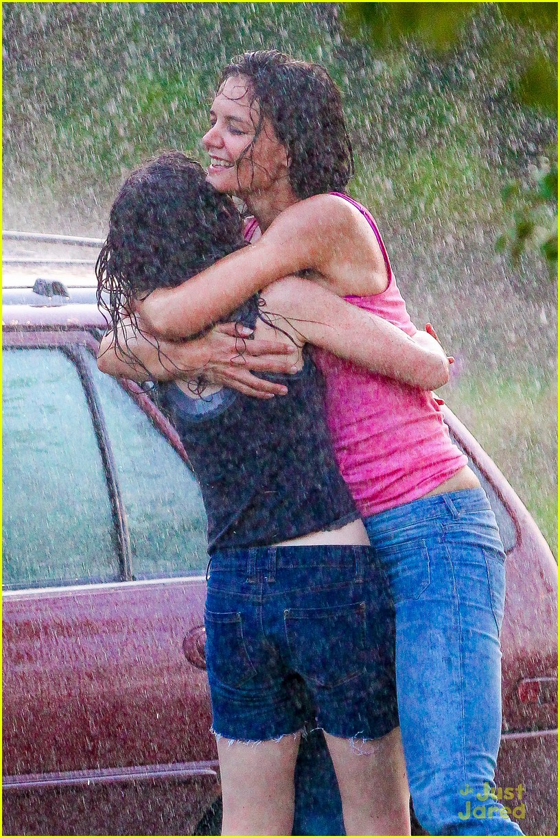 Stefania Owen Does a Rain Dance with Katie Holmes!