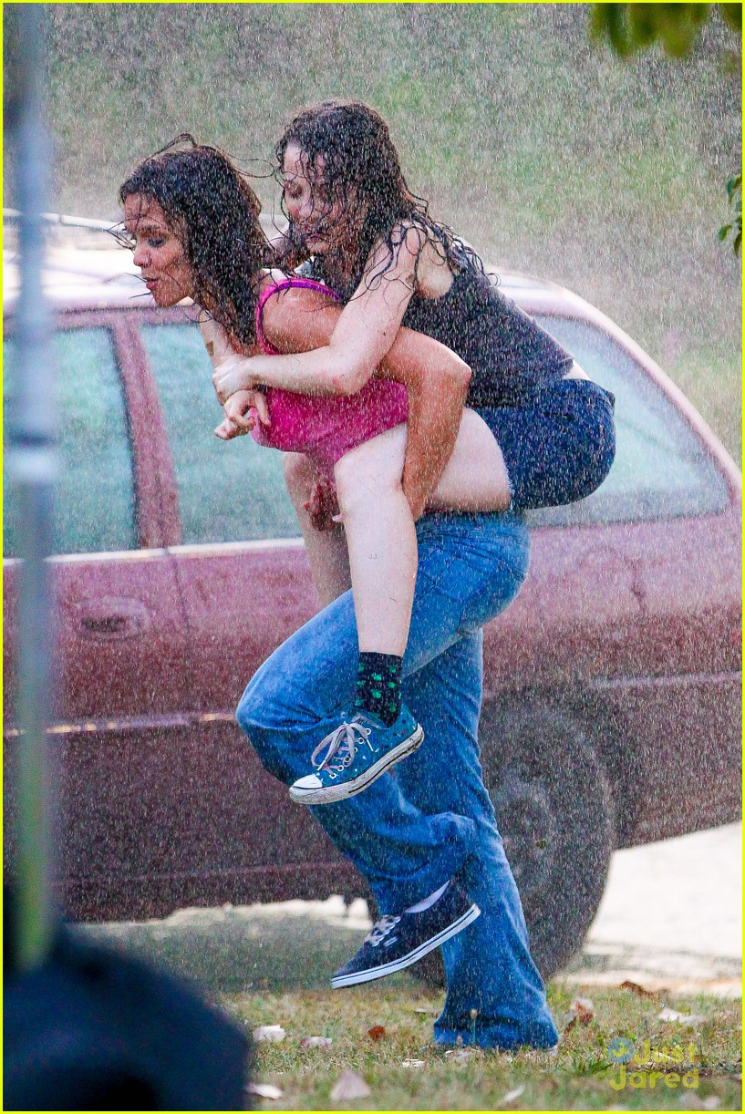 Stefania Owen Does a Rain Dance with Katie Holmes!