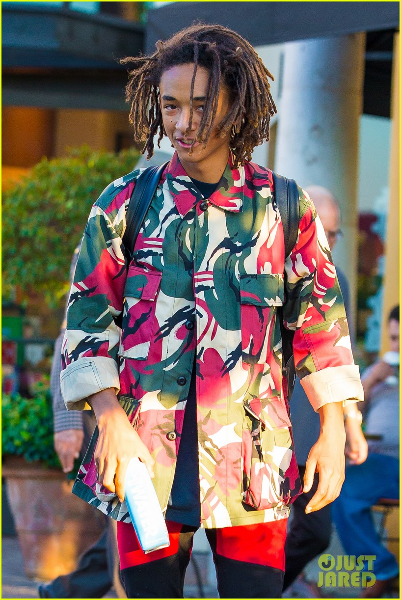 Jaden Smith Goes Camo Again in His VMAs Jacket