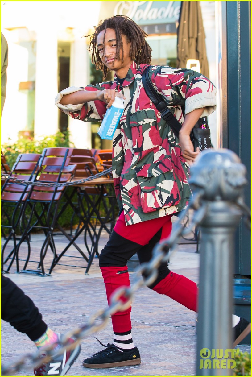 Jaden Smith Goes Camo Again in His VMAs Jacket