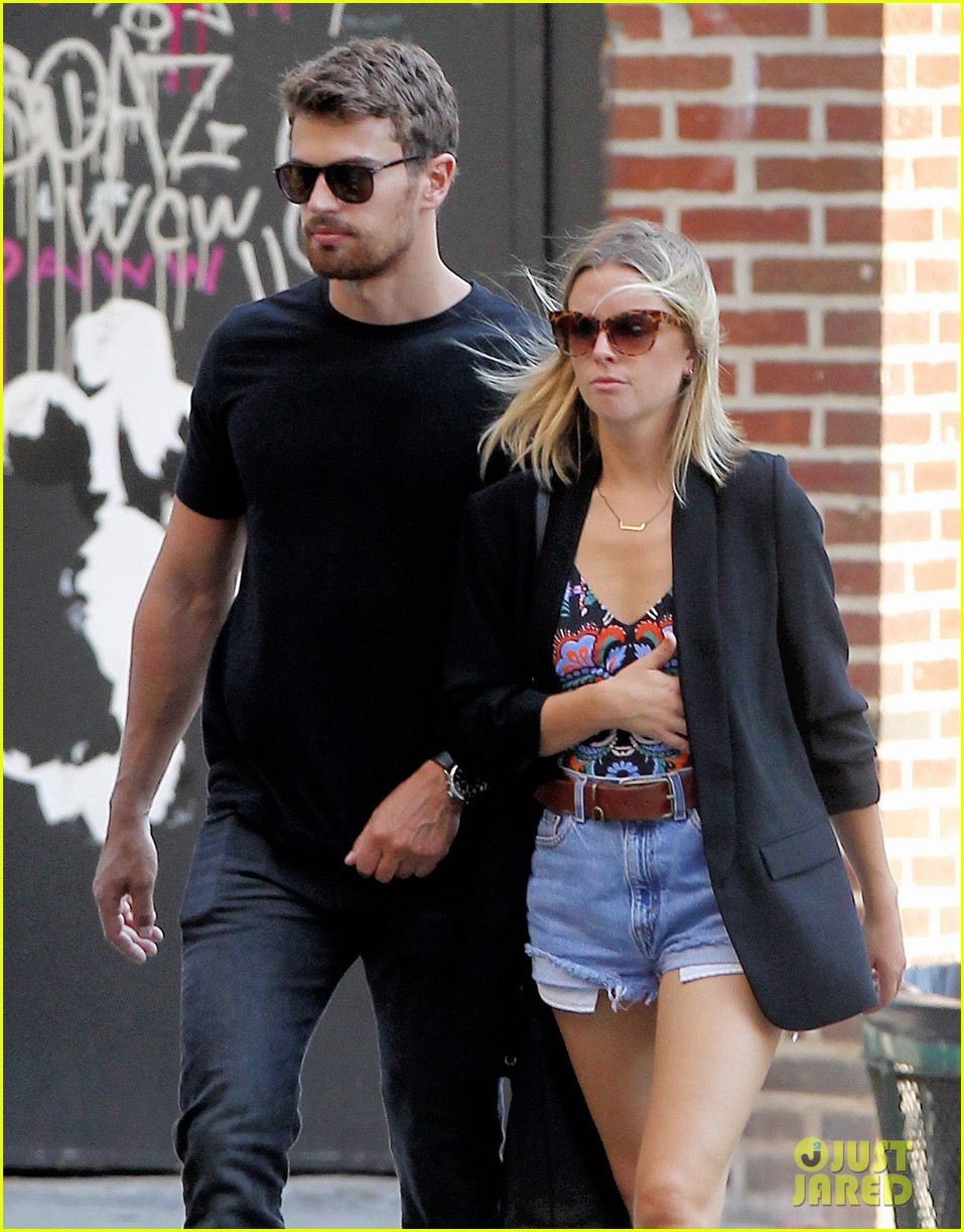 Theo James Takes a NYC Stroll With Girlfriend Ruth Kearney
