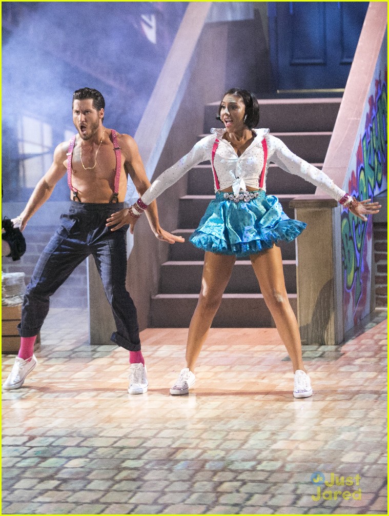 Val Chmerkovskiy Goes Shirtless In A Fun Charleston with Tamar Braxton