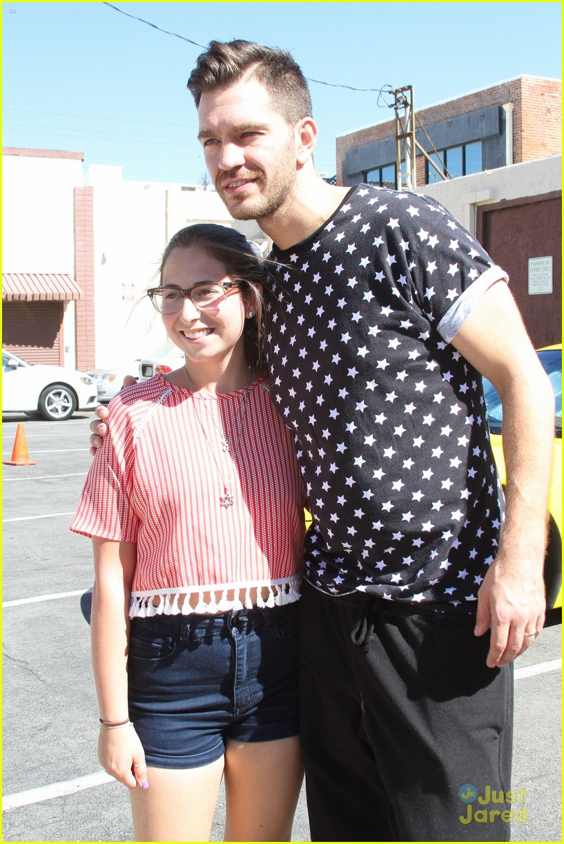 Andy Grammer & Sharna Burgess Meet With Fans Before CHLA Visit