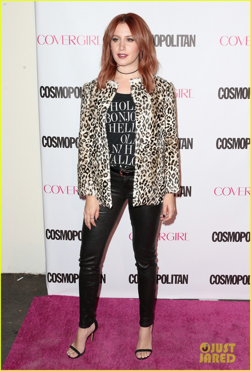 Ashley Tisdale & Cody Simpson Hit Up Cosmo's 50th Birthday Bash With Julianne Hough!