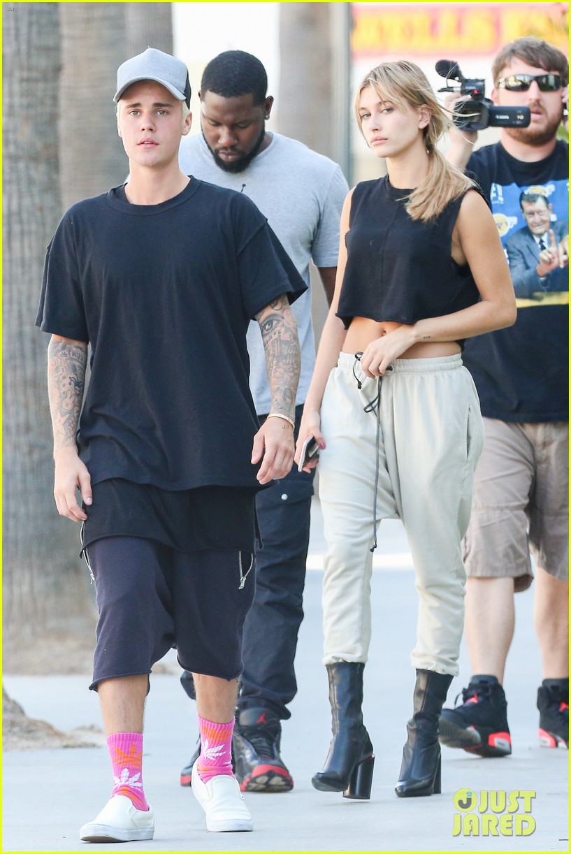 Justin Bieber Hangs Out With Hailey Baldwin After Full Frontal Photos Surface