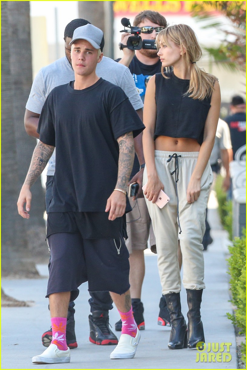 Justin Bieber Hangs Out With Hailey Baldwin After Full Frontal Photos Surface