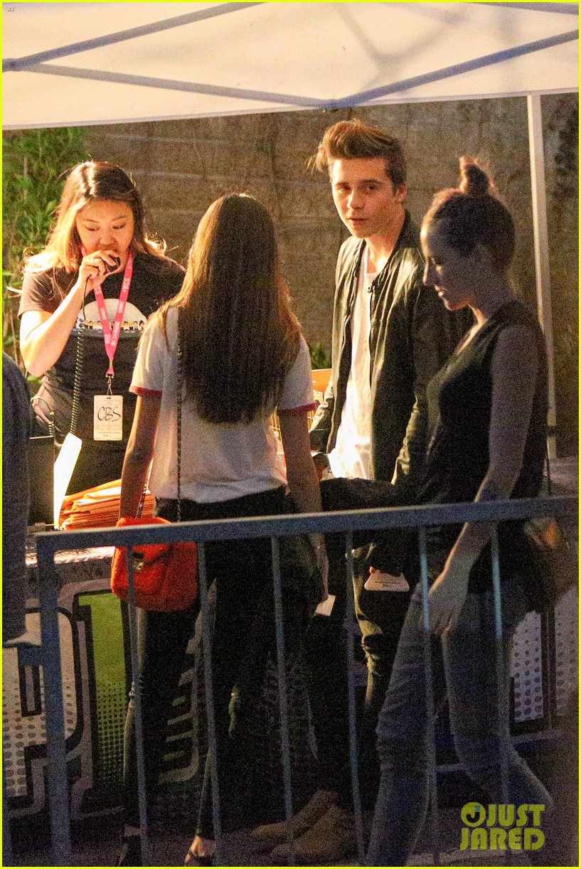 Brooklyn Beckham Cozies Up to Rumored Girlfriend Sonia Ben Ammar