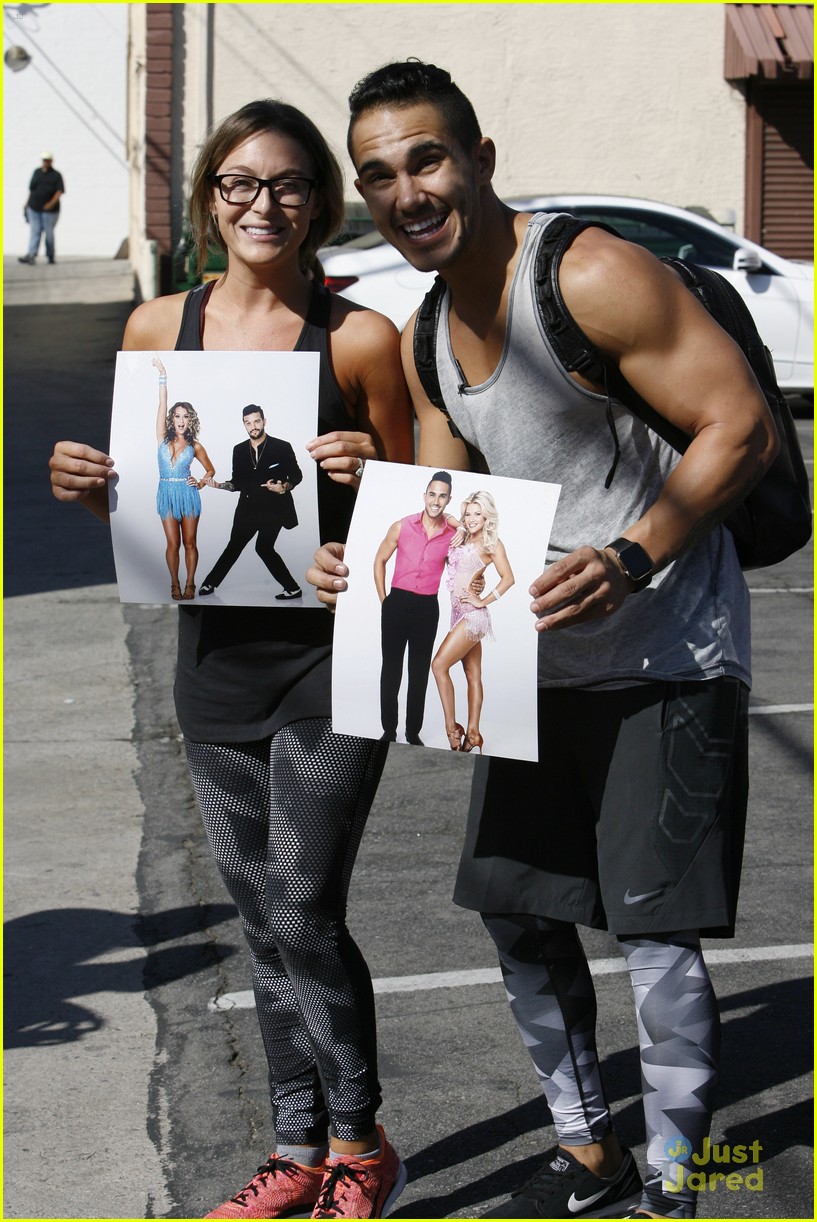 Witney Carson Poses With Fiance Carson McAllister After Waltzing With Carlos PenaVega on DWTS