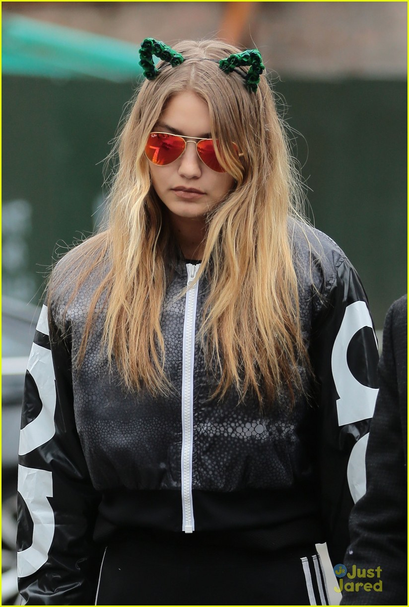Gigi Hadid Wears Cat Ears On Halloween