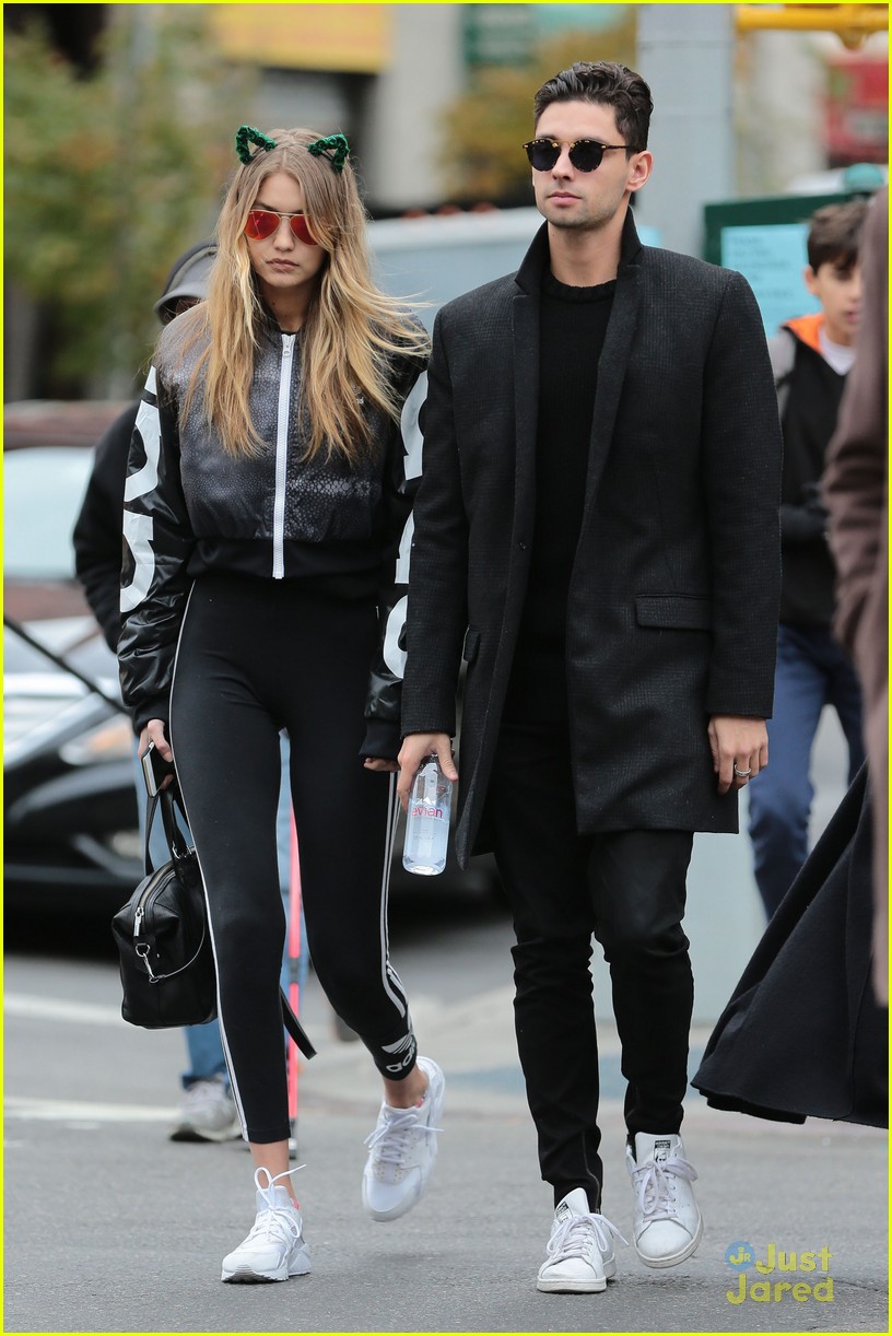 Gigi Hadid Wears Cat Ears On Halloween