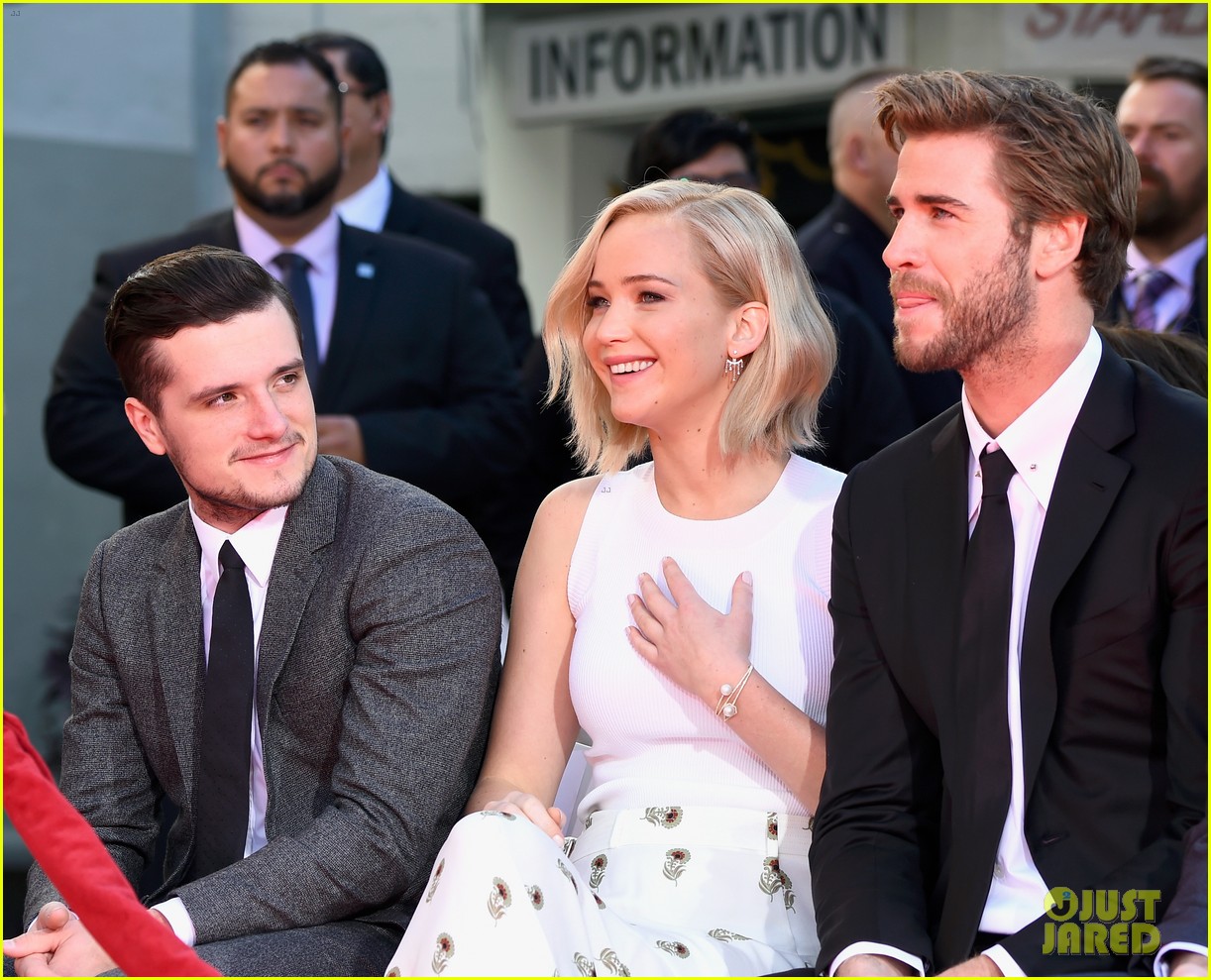 Jennifer Lawrence & Josh Hutcherson Put Their Mark On Hollywood For 'The Hunger Games'