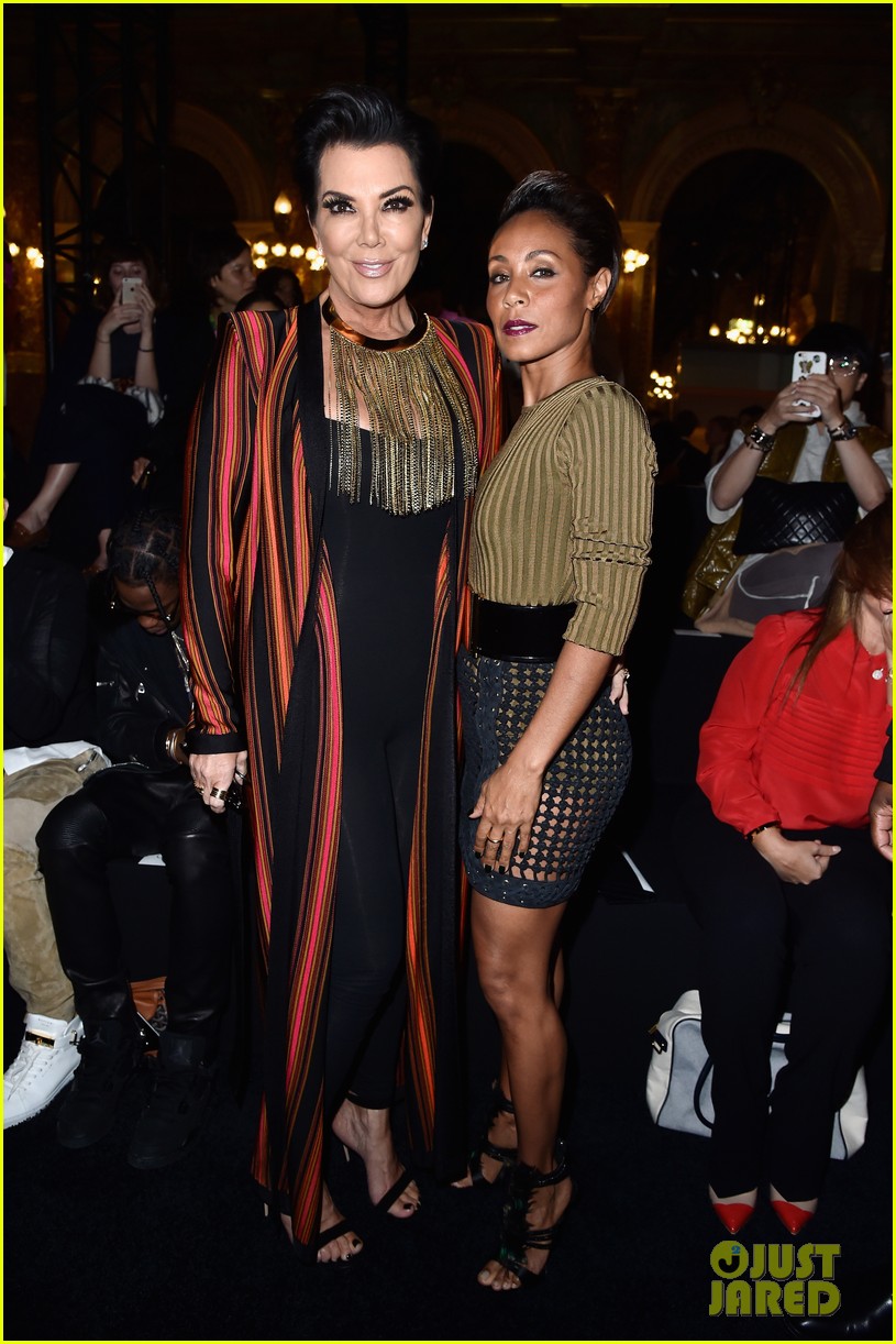 Kendall Jenner Walks in Balmain Paris Presentation With BFF Gigi Hadid