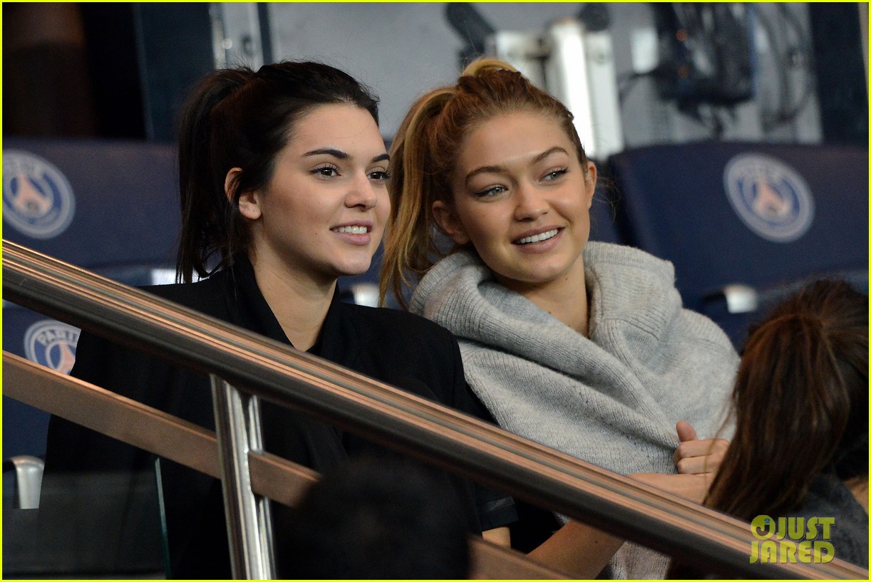 Kendall Jenner & Gigi Hadid Check Out Some Soccer in Paris!