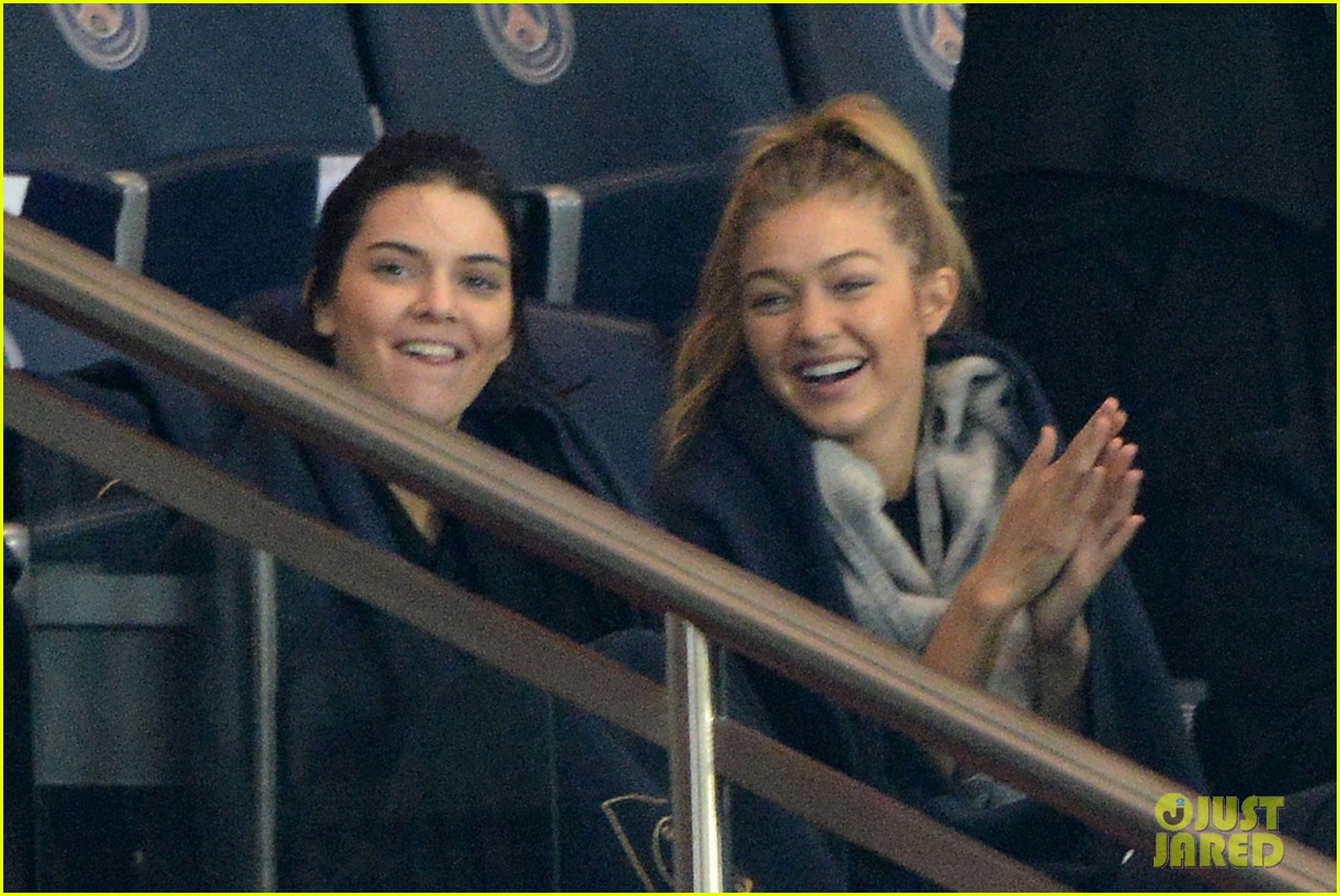 Kendall Jenner & Gigi Hadid Check Out Some Soccer in Paris!