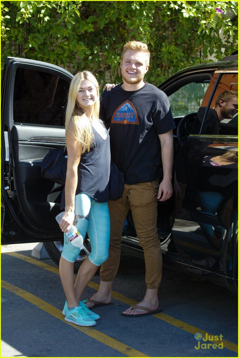 Lindsay Arnold Gets Visit From Husband Sam Cusick At DWTS Studio
