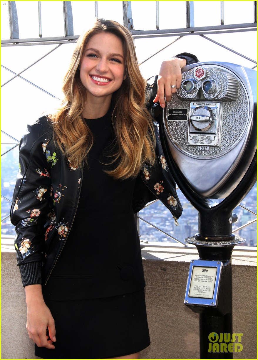 Melissa Benoist & Blake Jenner Hold Hands During 'Supergirl' Promo in NYC!
