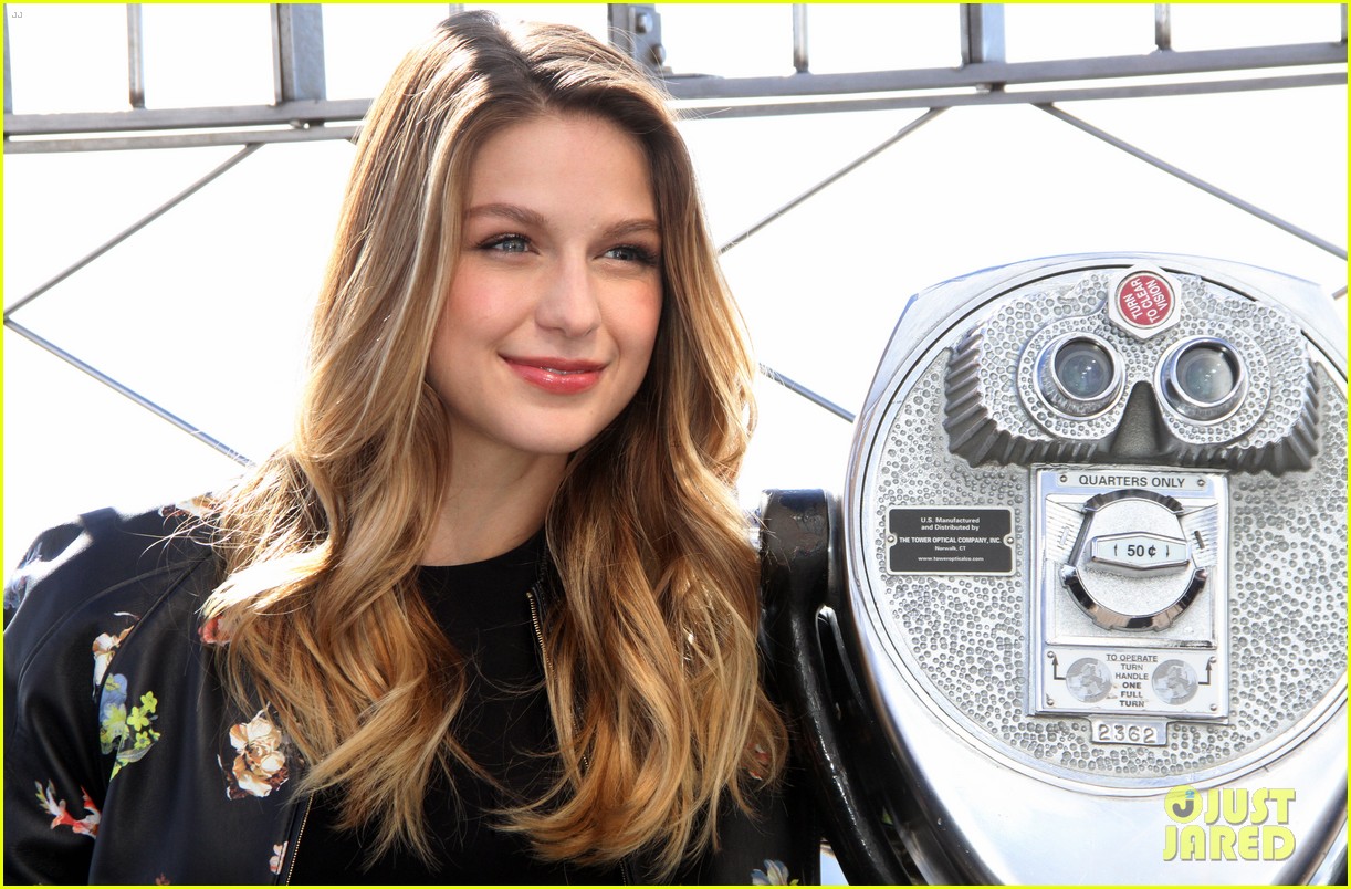 Melissa Benoist & Blake Jenner Hold Hands During 'Supergirl' Promo in NYC!