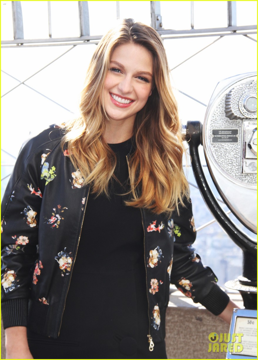 Melissa Benoist & Blake Jenner Hold Hands During 'Supergirl' Promo in NYC!