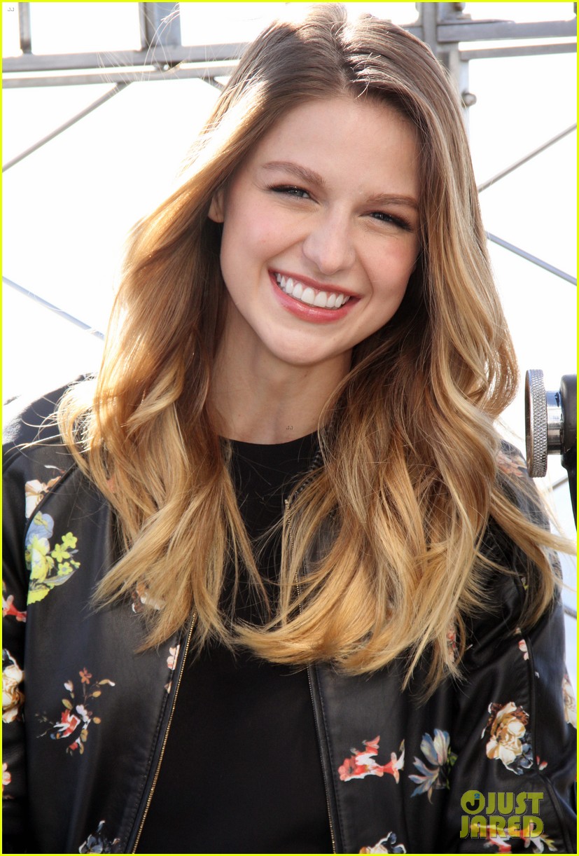 Melissa Benoist & Blake Jenner Hold Hands During 'Supergirl' Promo in NYC!