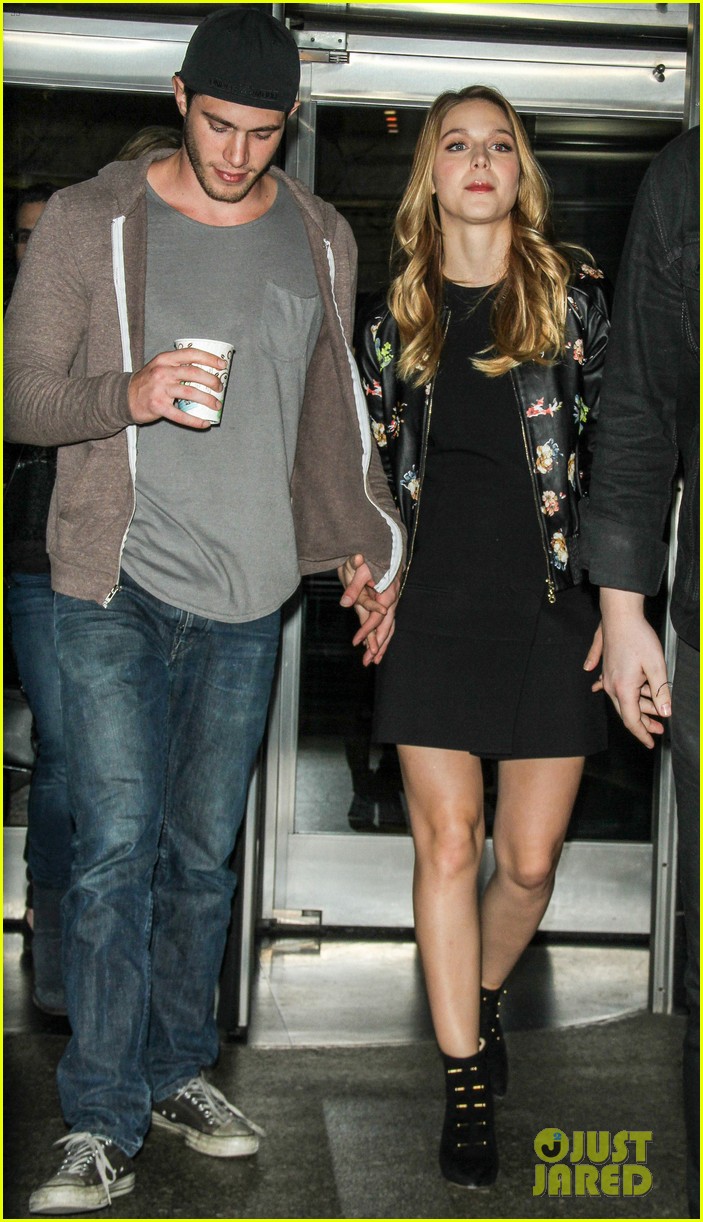 Melissa Benoist & Blake Jenner Hold Hands During 'Supergirl' Promo in NYC!
