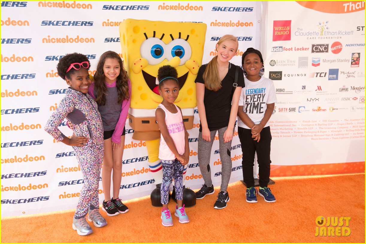 Paris Smith & Kira Kosarin Attend Skechers Friendship Walk With August Maturo