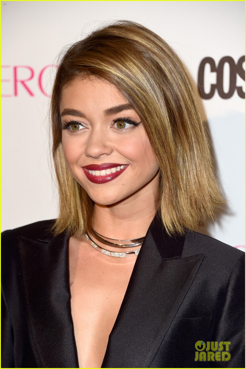 Sarah Hyland & Zoey Deutch Dress Up for Cosmo's 50th Birthday With Stefanie Scott