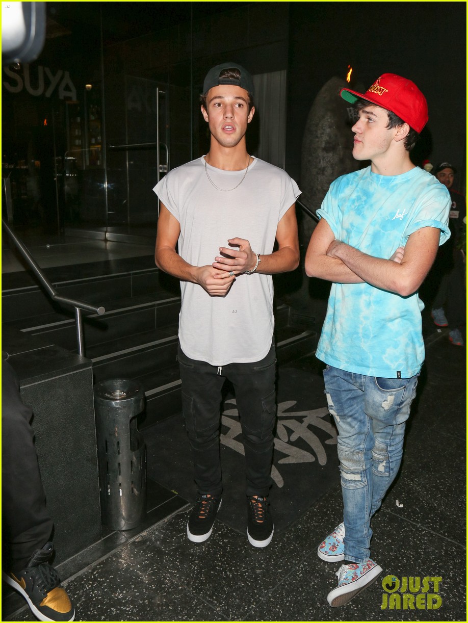 Cameron Dallas & Maia Mitchell Celebrate Hailey Baldwin's Birthday